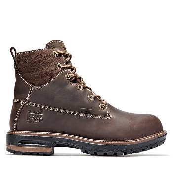 Timberland Női PRO Hightower 6” Alloy Toe Vízálló Bakancs Sötét Barna